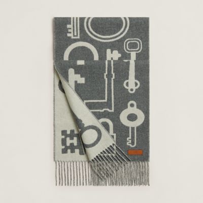 HERMES マフラー♡ミトンセット HERMES）Lisieres stole (HERMES/マフラー・ストール) H259134S